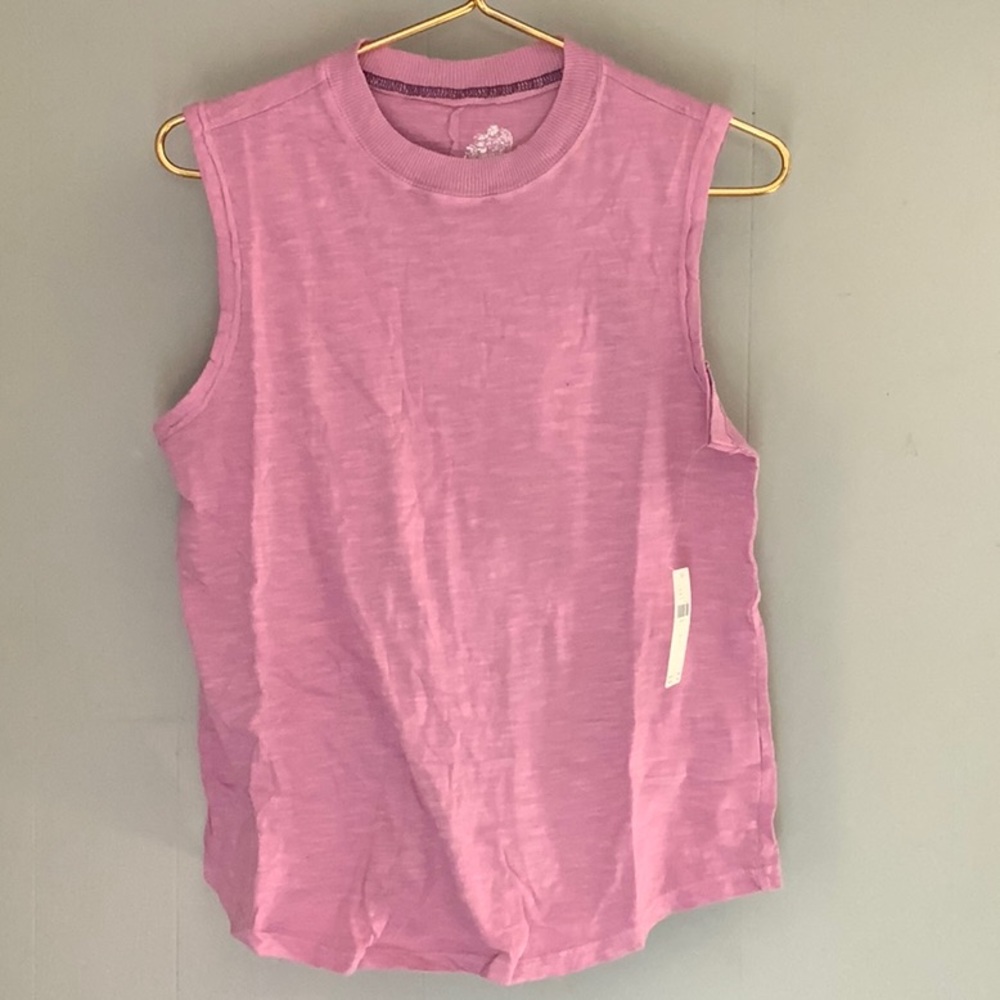 Pilcro | lilac pink mock neck tank top - Picture 2 of 5